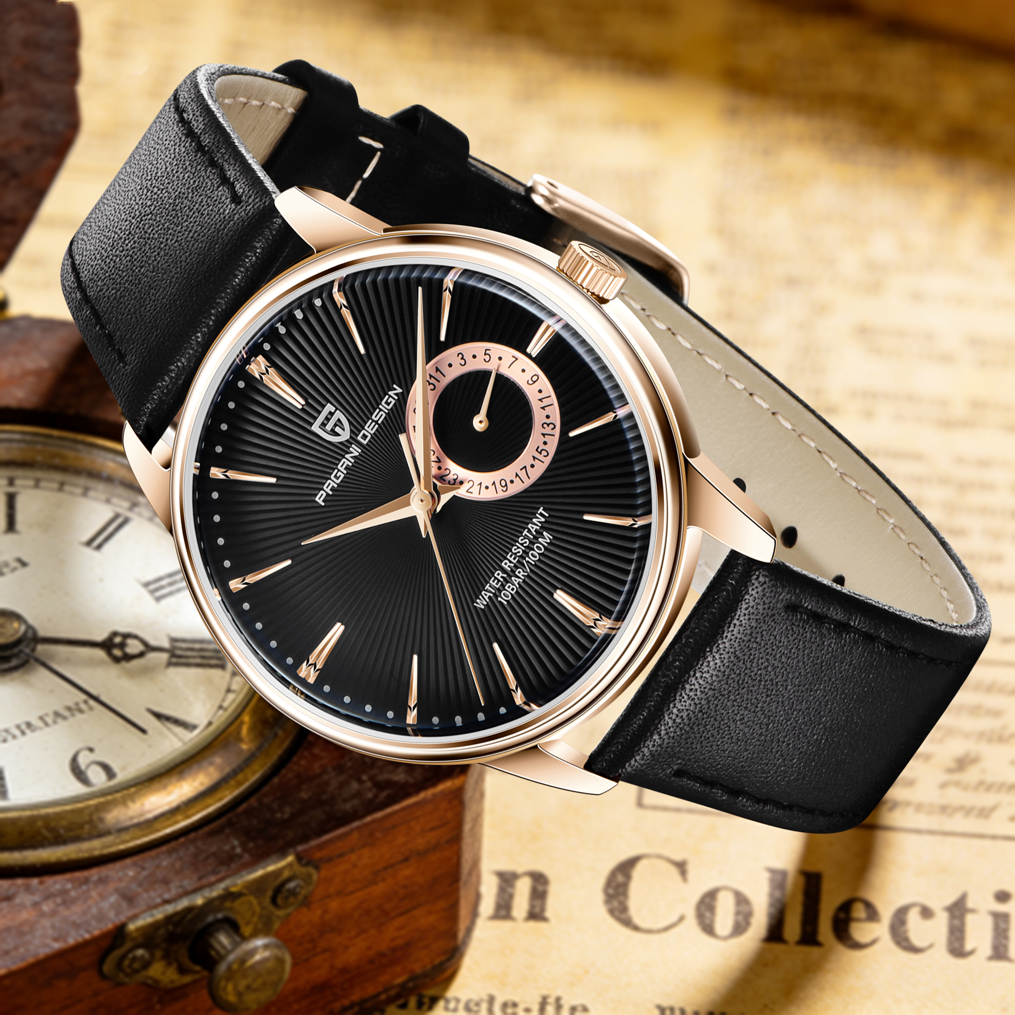 PAGANI DESIGN 2026 Best-Sellin - Leather Watch Band Men incelemesi ve fiyatı