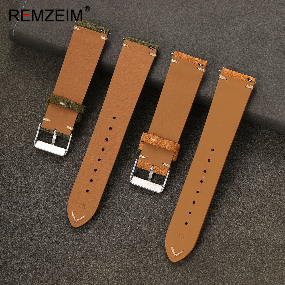 Unisex Suede Leather Watch Bel - Suede Strap Watch incelemesi ve fiyatı