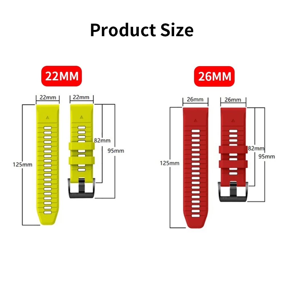 Outdoor Sports 22mm Silicone W - Silicone Watch Band 22Mm incelemesi ve fiyatı