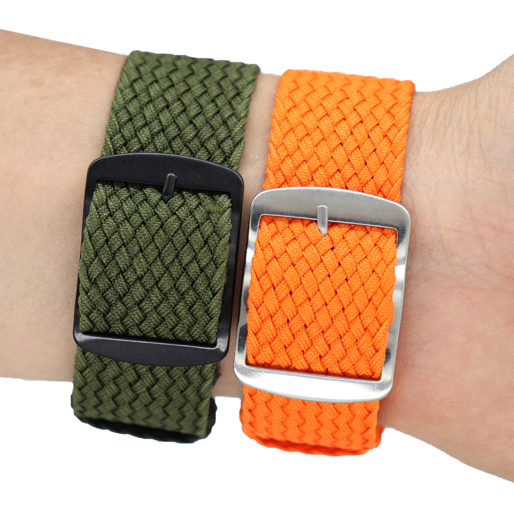 Watchband 18 20 22mm For Perlo - Perlon Strap Woven incelemesi ve fiyatı