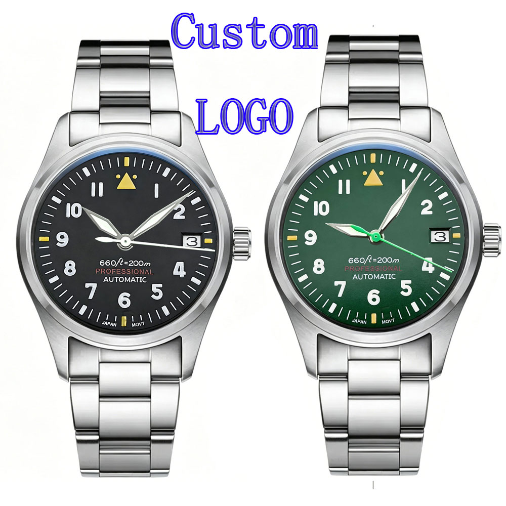 Custom LOGO 36mm 39mm Pilot Wa - Stainless Bracelet Diver incelemesi ve fiyatı