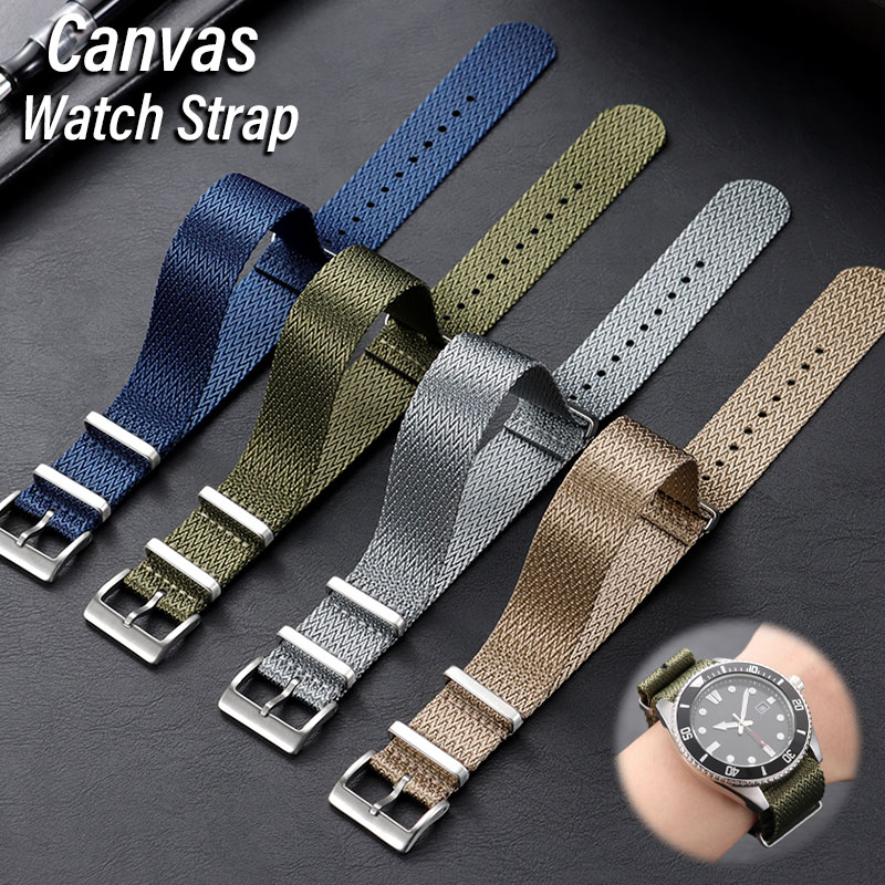 Canvas Nylon Watch Band 18mm 2 - Canvas Strap Watch incelemesi ve fiyatı