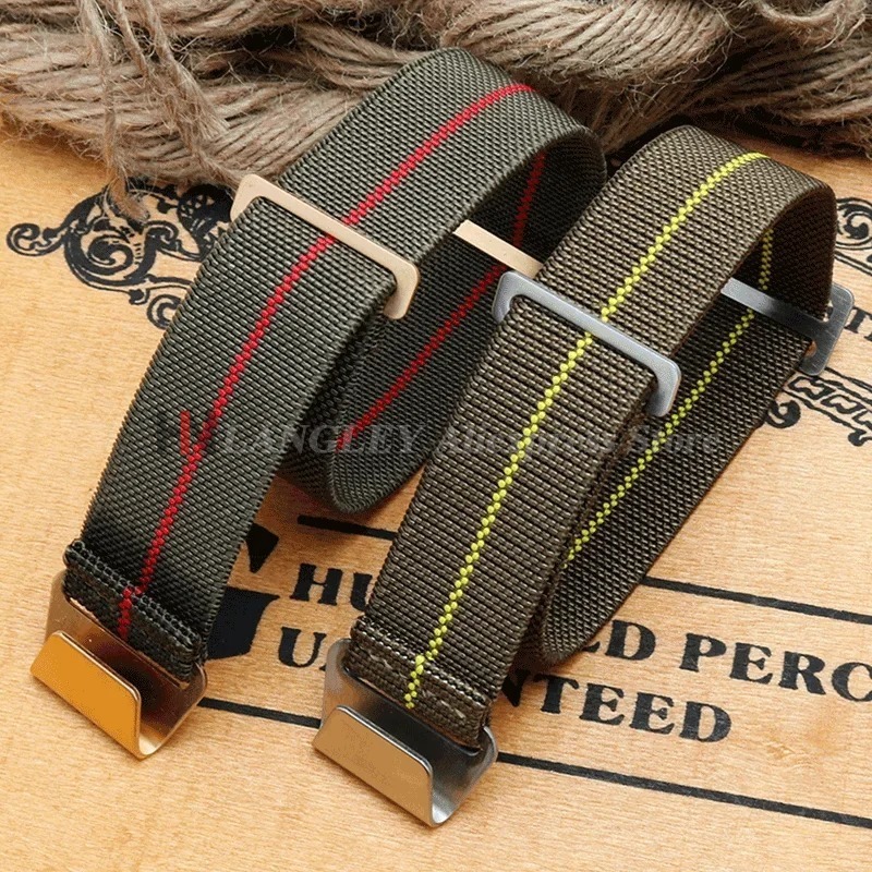 Elastic Nylon Watch Band for S - Parachute Strap Elastic incelemesi ve fiyatı