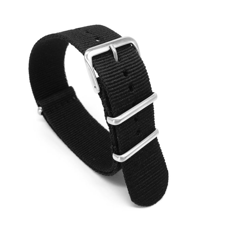 Black Nylon Strap for 16mm 18m - Nato Strap Nylon incelemesi ve fiyatı