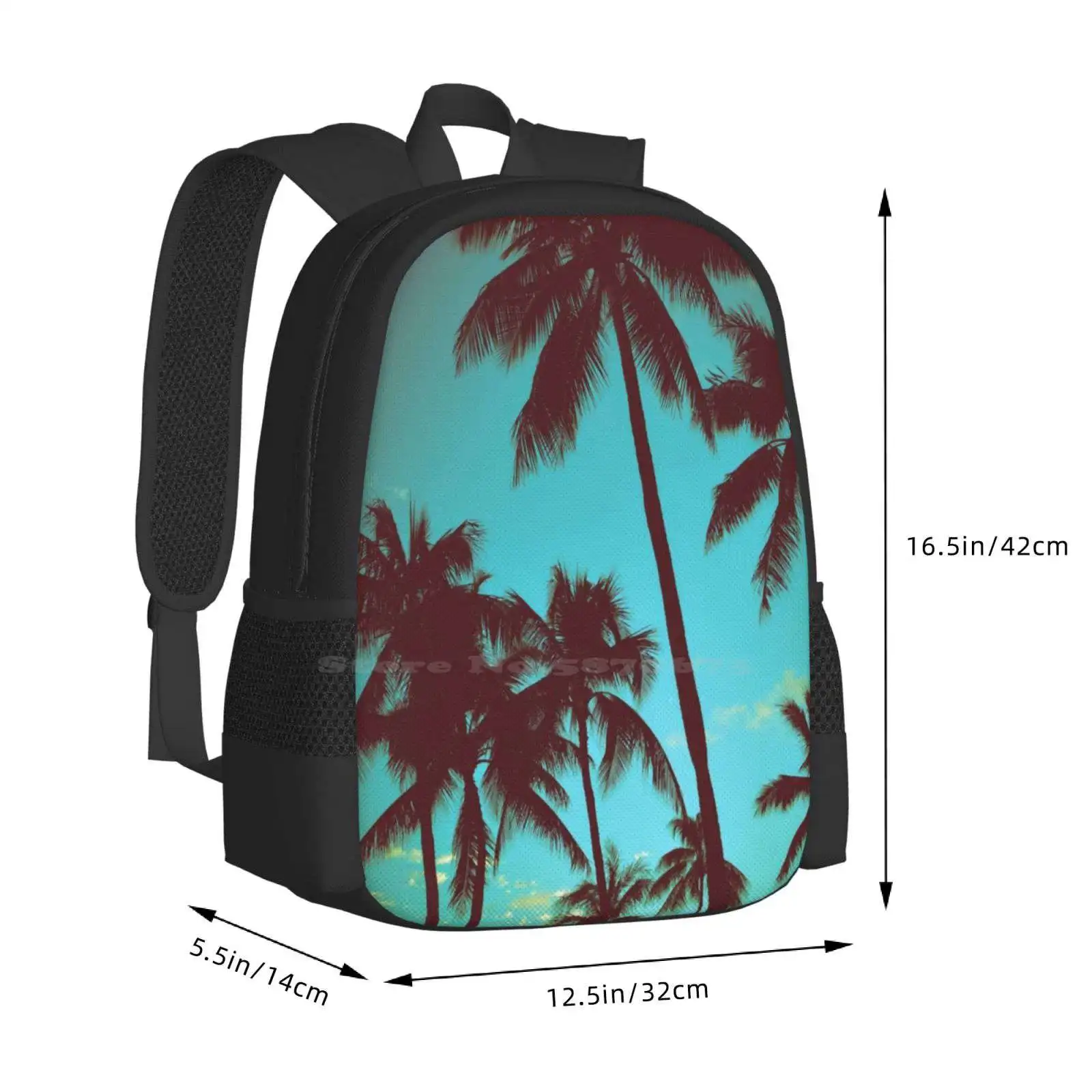 Vintage Tropical Palms Pattern - Tropic Strap Vintage incelemesi ve fiyatı