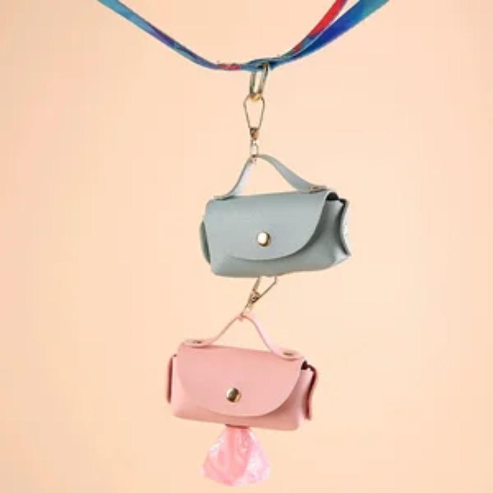 Elegant Leather Dog Poop Bag C - Leather Strap Quick Release incelemesi ve fiyatı