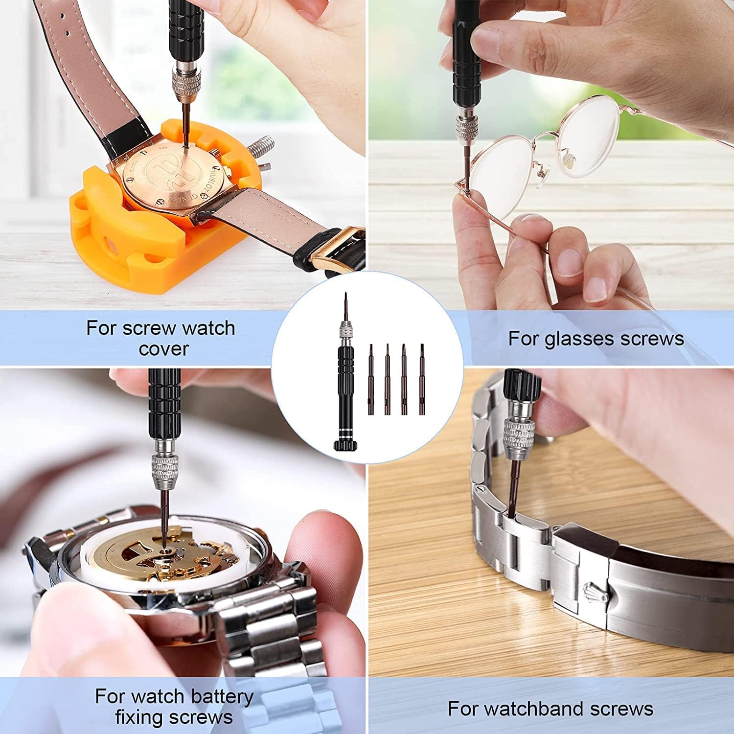 32 pcs Watch Battery Replaceme - Spring Bar Tool Set incelemesi ve fiyatı