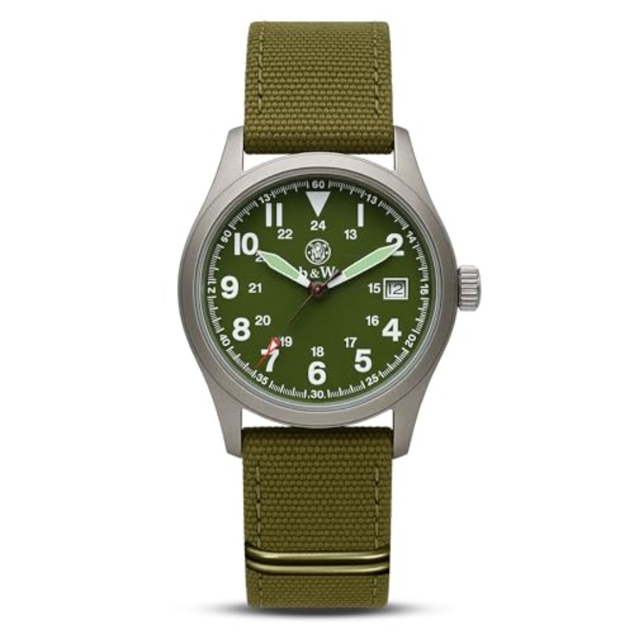 Men's Military Watch, 3 Interc - Canvas Strap Watch incelemesi ve fiyatı