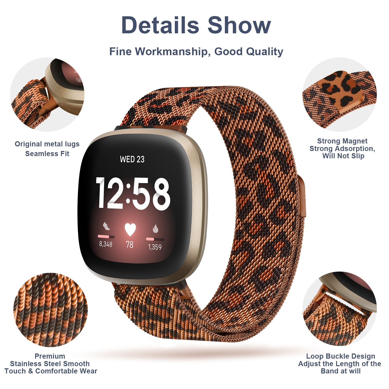 Mental Magnetic Strap for Fitb - Milanese Loop Magnetic incelemesi ve fiyatı