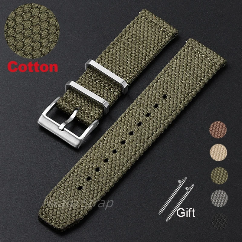 20mm 22mm Nylon Cotton Watch S - Nato Strap Nylon incelemesi ve fiyatı