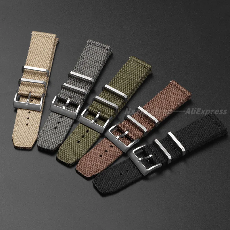 20mm 22mm Nylon Cotton Watch S - Nato Strap Nylon incelemesi ve fiyatı
