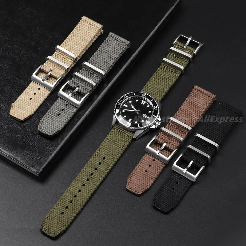 20mm 22mm Nylon Cotton Watch S - Nato Strap Nylon incelemesi ve fiyatı