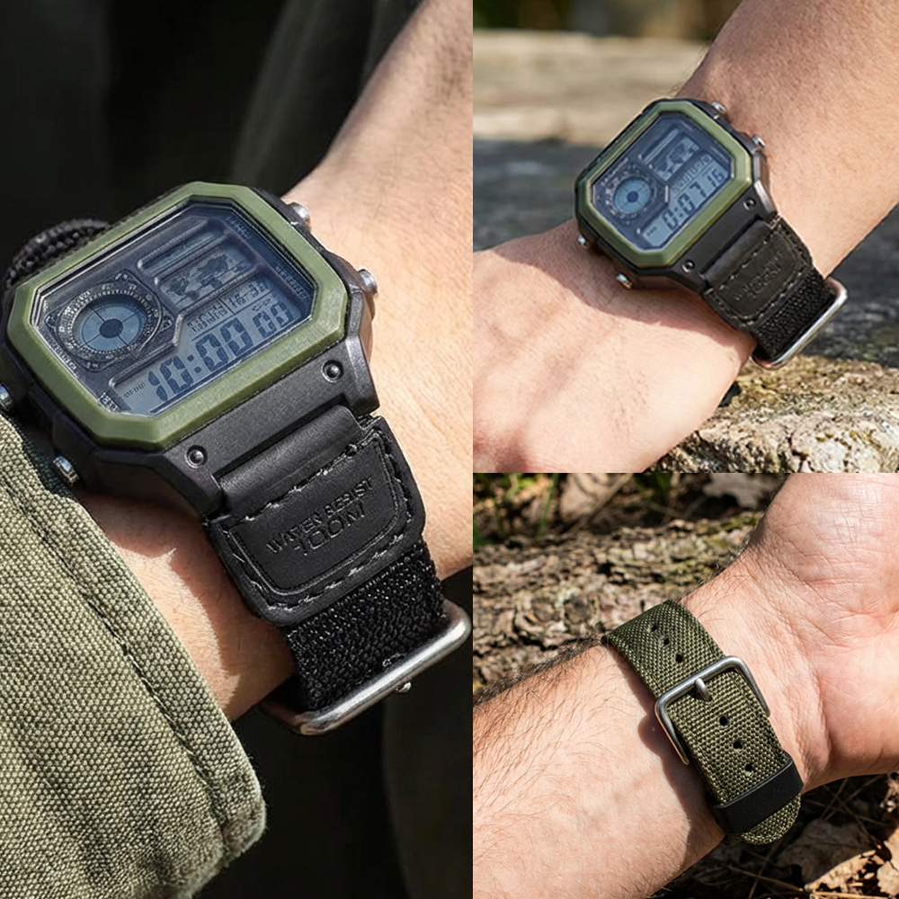18mm Nylon Strap for Casio AE1 - Canvas Strap Watch incelemesi ve fiyatı