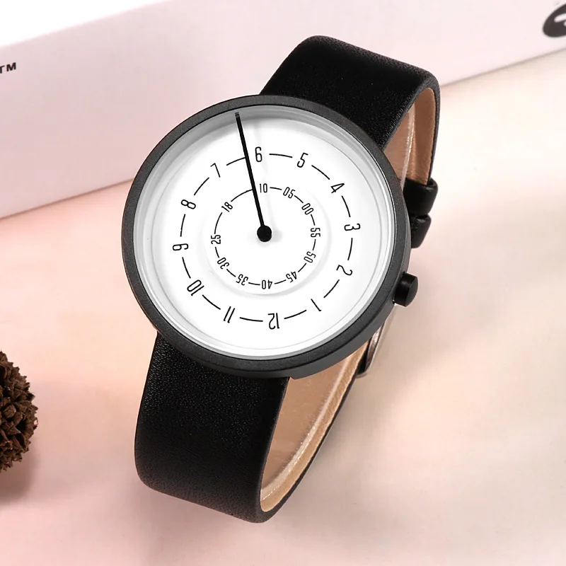 2020 Creative Watches Fashion  - Leather Watch Band Men incelemesi ve fiyatı