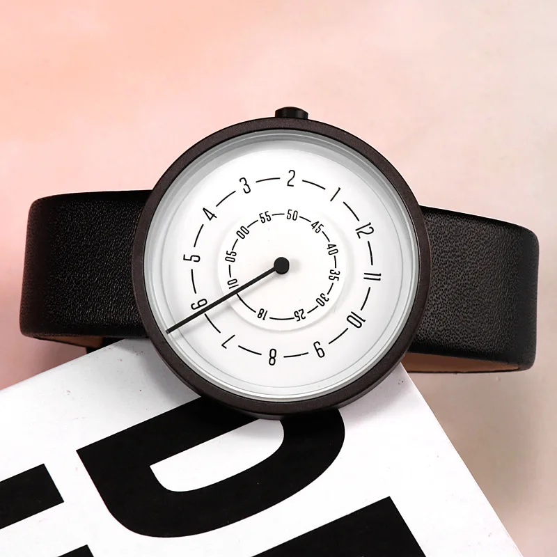 2020 Creative Watches Fashion  - Leather Watch Band Men incelemesi ve fiyatı