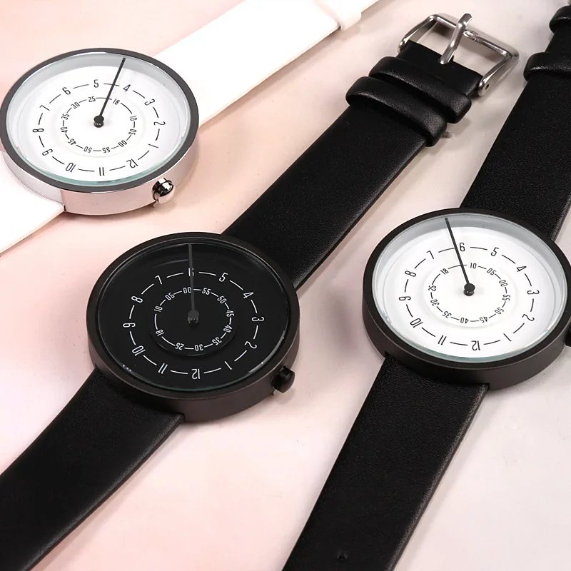 2020 Creative Watches Fashion  - Leather Watch Band Men incelemesi ve fiyatı