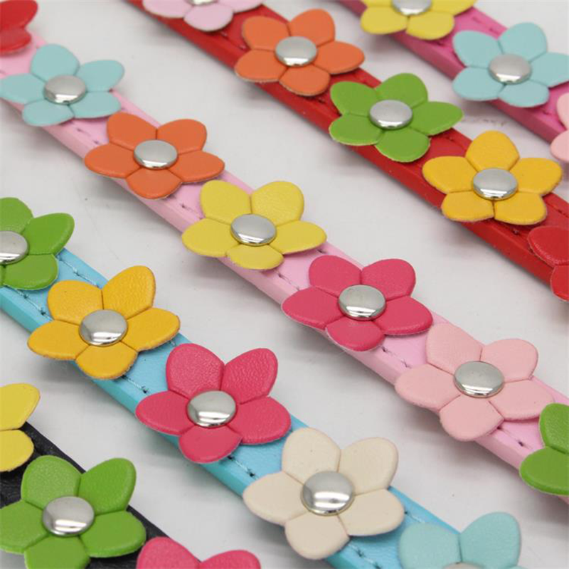 Pu Leather Colorful Flower Stu - Leather Strap Quick Release incelemesi ve fiyatı
