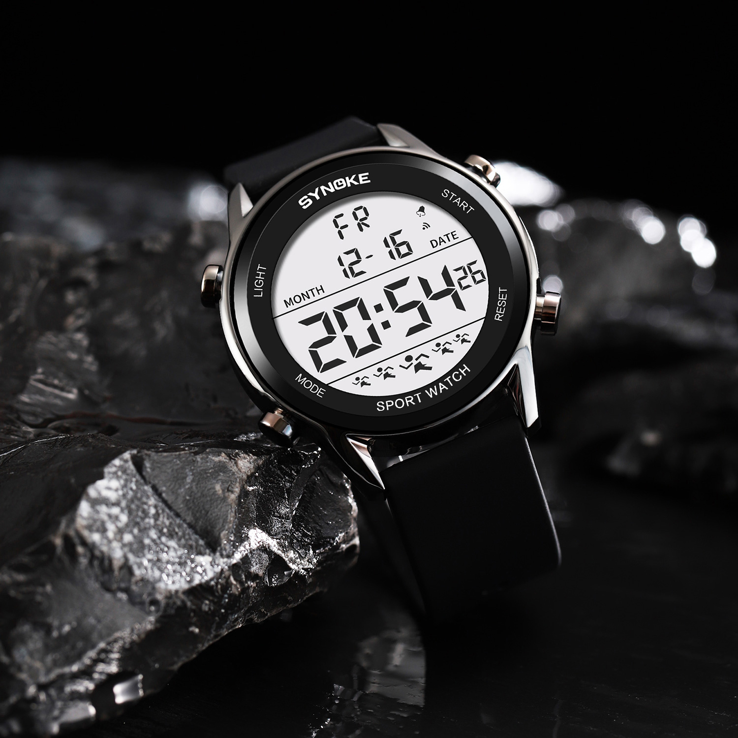Digital Watches For Men Waterp - Rubber Strap Diver incelemesi ve fiyatı