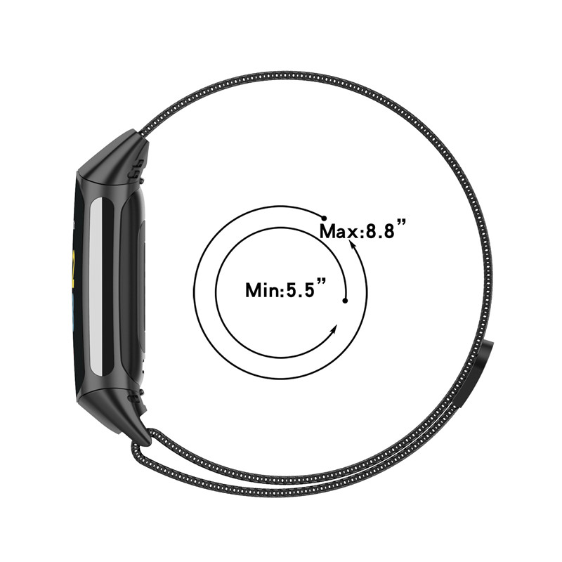 Metal Band For Fitbit Charge 5 - Mesh Strap Metal incelemesi ve fiyatı