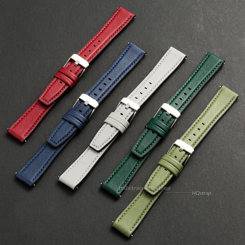 Ultra-thin Leather Watch Band  - Leather Strap Quick Release incelemesi ve fiyatı