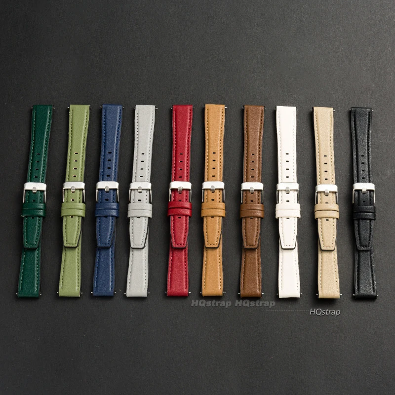 Ultra-thin Leather Watch Band  - Leather Strap Quick Release incelemesi ve fiyatı
