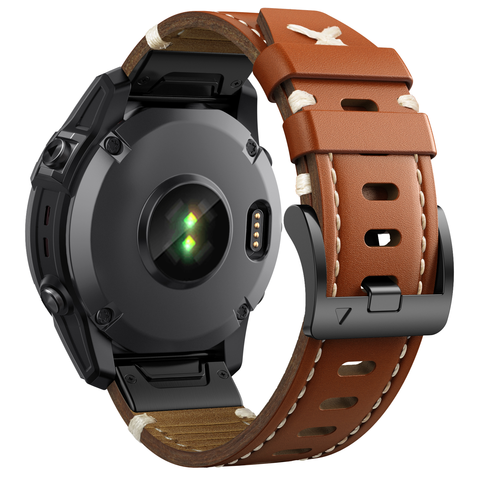 22 26mm Genuine Leather Strap  - Leather Strap Quick Release incelemesi ve fiyatı