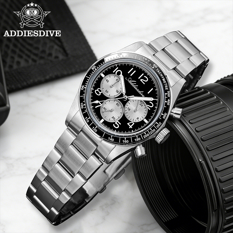 ADDIESDIVE AD2543 Men Luxury Q - Tropic Strap Vintage incelemesi ve fiyatı