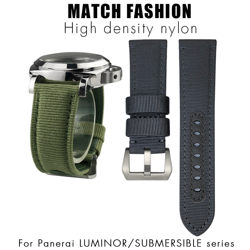 for Panerai 24mm New Nylon Wat - Canvas Strap Watch incelemesi ve fiyatı