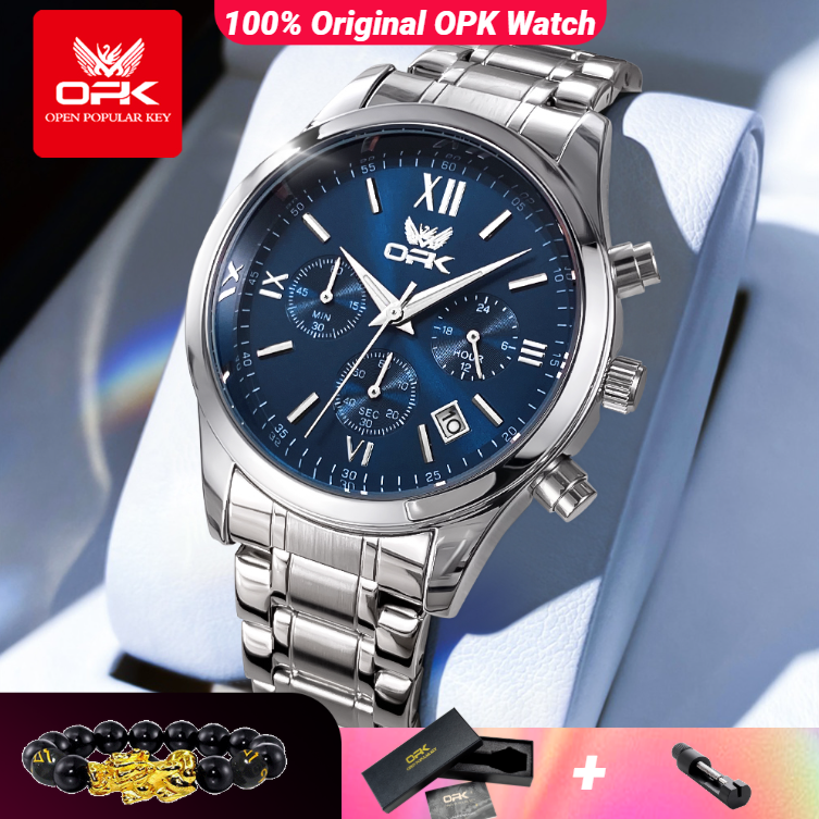 OPK 6052 Mens Watch Automatic  - Leather Watch Band Men incelemesi ve fiyatı