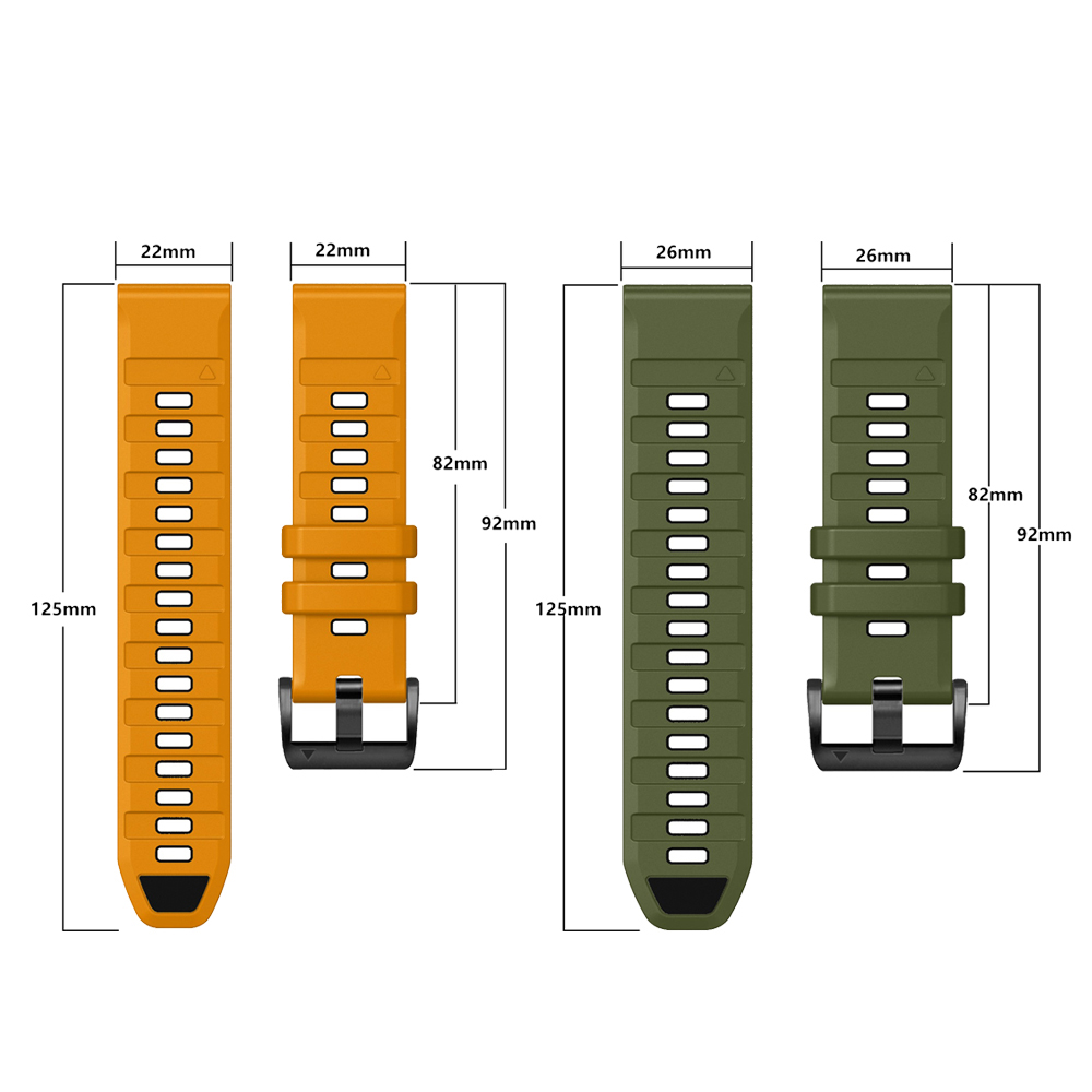 Fenix E 47mm Official QuickFit - Silicone Watch Band 22Mm incelemesi ve fiyatı