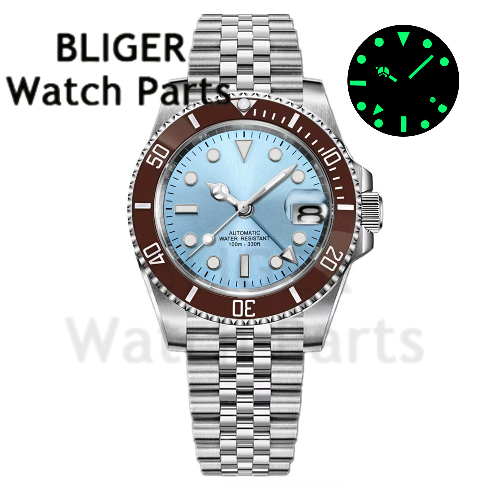 Custom Fashion GMT 40mm Men NH - Stainless Bracelet Diver incelemesi ve fiyatı