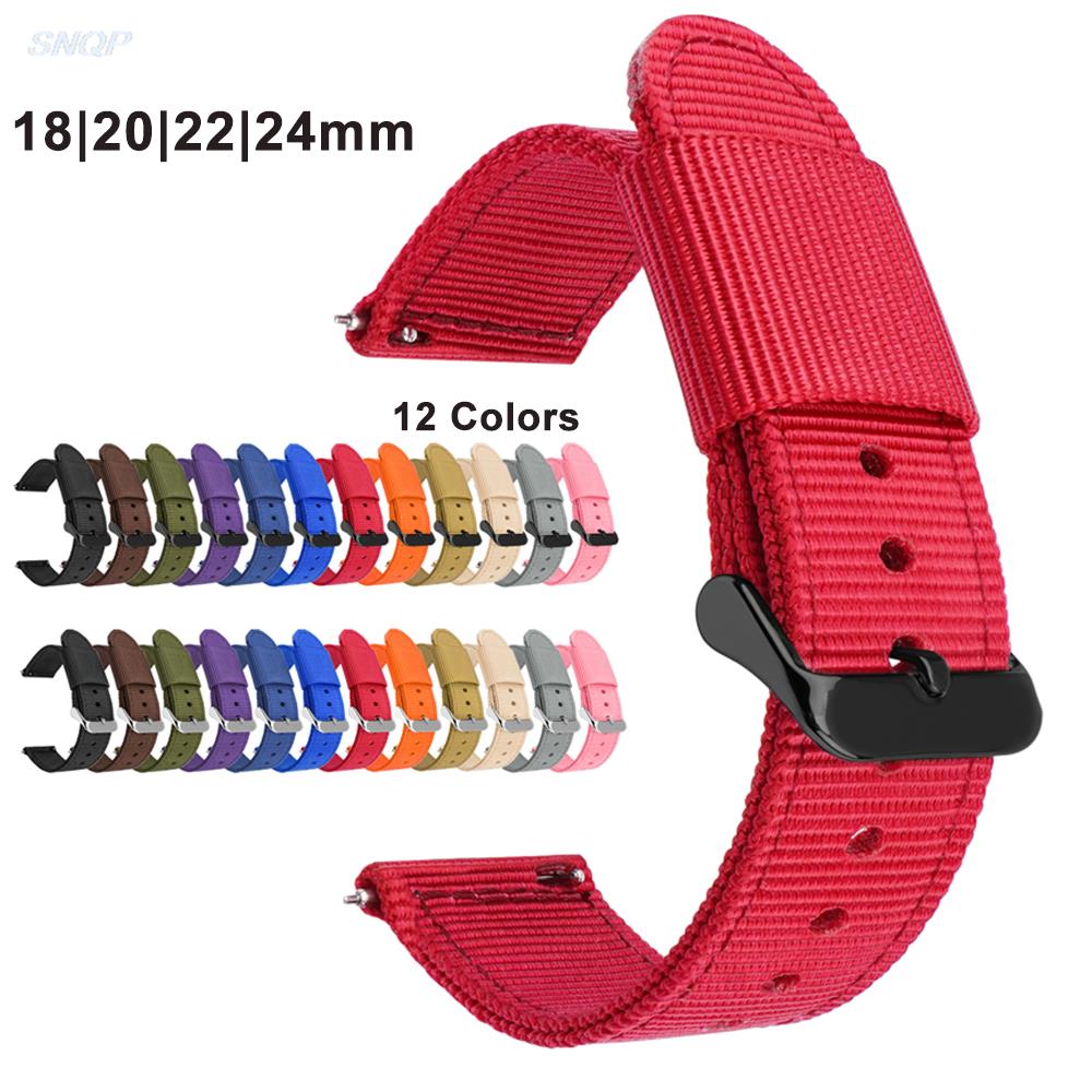 18mm 20mm 22mm 24mm Nylon Canv - Canvas Strap Watch incelemesi ve fiyatı