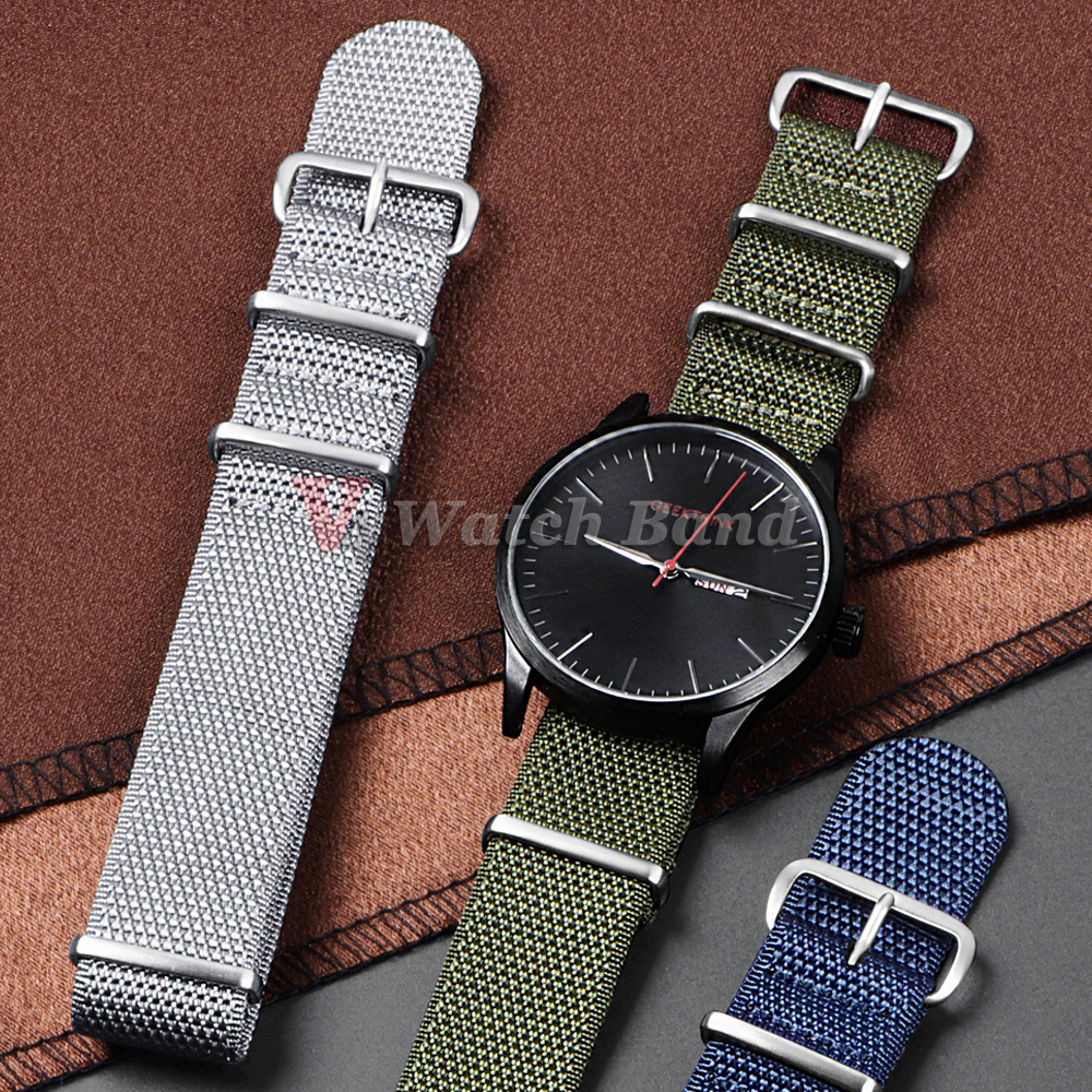 Dense Nylon Strap 20mm 22mm Wo - Perlon Strap Woven incelemesi ve fiyatı